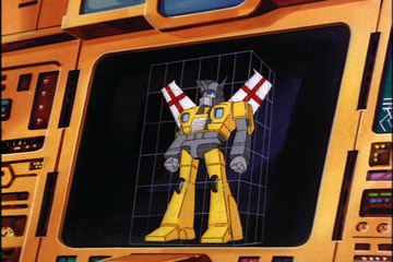 It's like they took bits from every active Autobot, and painted them yellow. [Click for larger version]