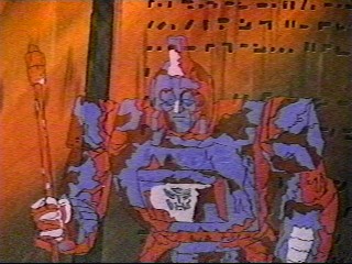 A hologram of this guy tried to warn the Decepticons to get lost. If they'd listened, it wouldn't have been much of an episode.