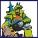 Now he's turning to face Optimus Prime.