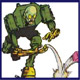 Again, note the stripped limbs on this slave. Also note how small the energon cube is.