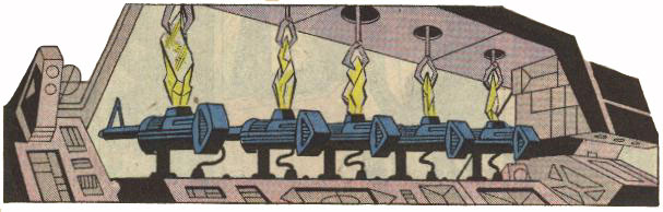 The 'mindbank' made up of crystals with TF brains stored on them.