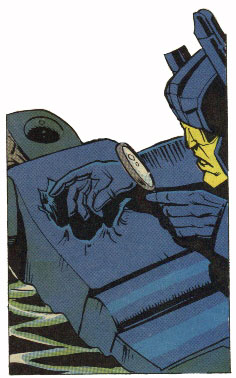 Nightbeat investigates the body of Playback.