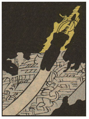 Corkscrew digs his way through various debris.