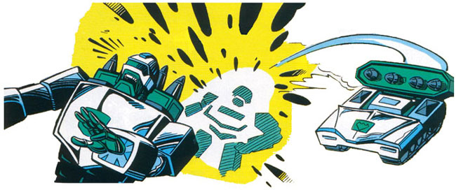 Mindset transforms to his vehicular mode.