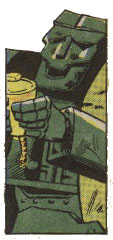 Wheezel 'accepts' a drink for some information.
