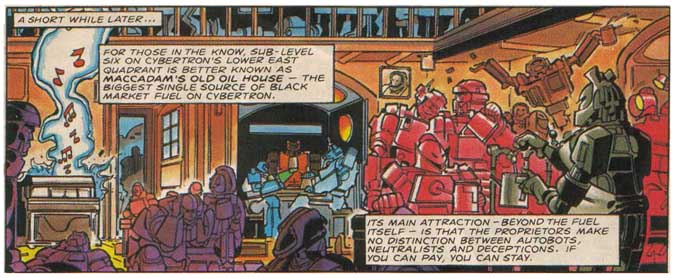 "Of all the bars, in all the world..." err... sorry, I'll never do that again.