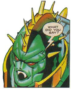 A face even a mother could despise. 