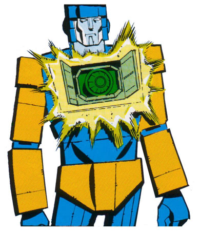 The first of the Primes, with the Matrix in his chest.