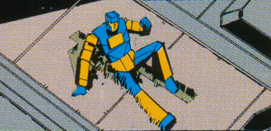 Prima rises from the 'flesh' of Cybertron.