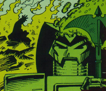 Flash-back in green.